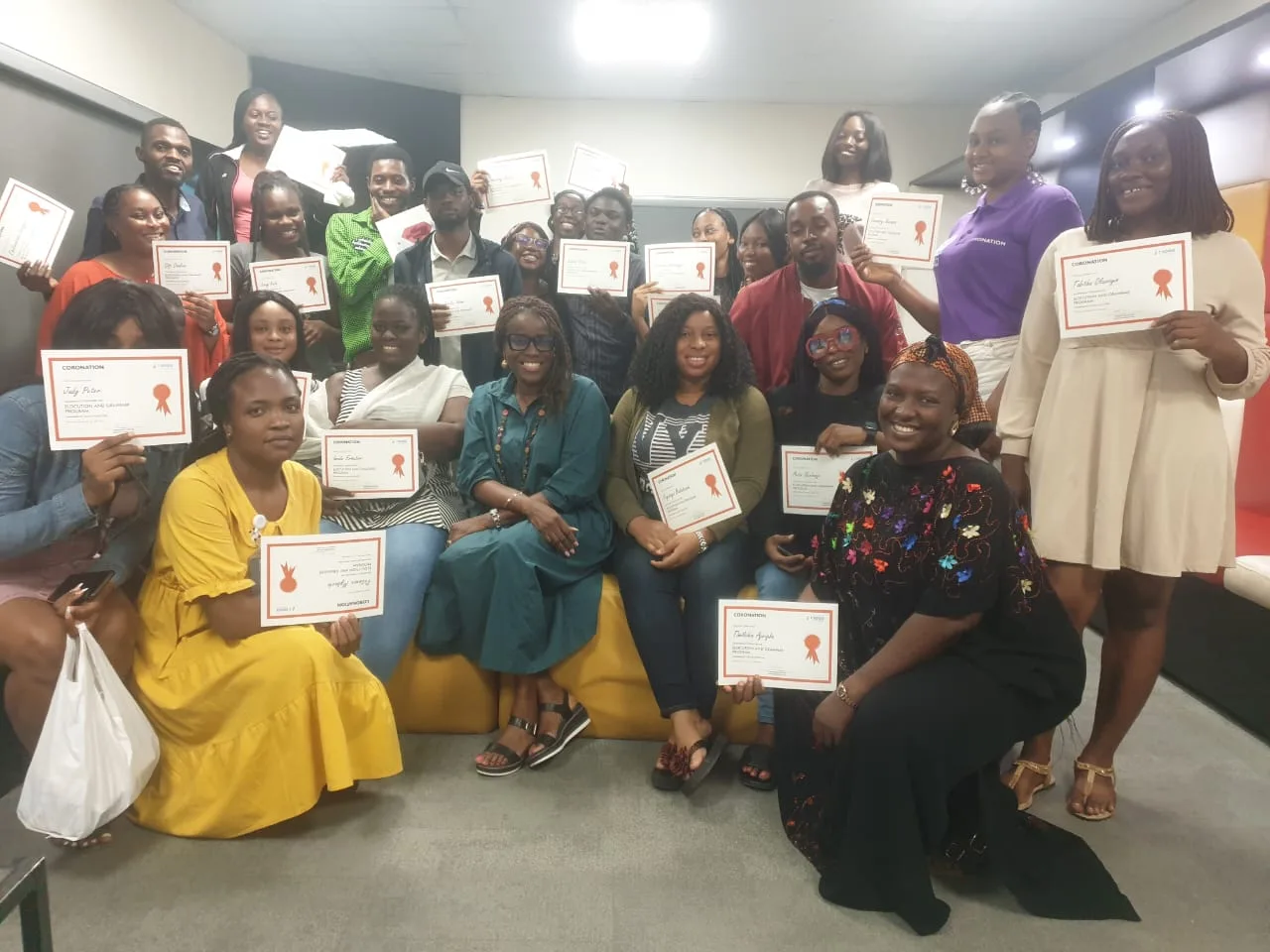 Participants at Coronation Group - Elocution and Grammar Training Program